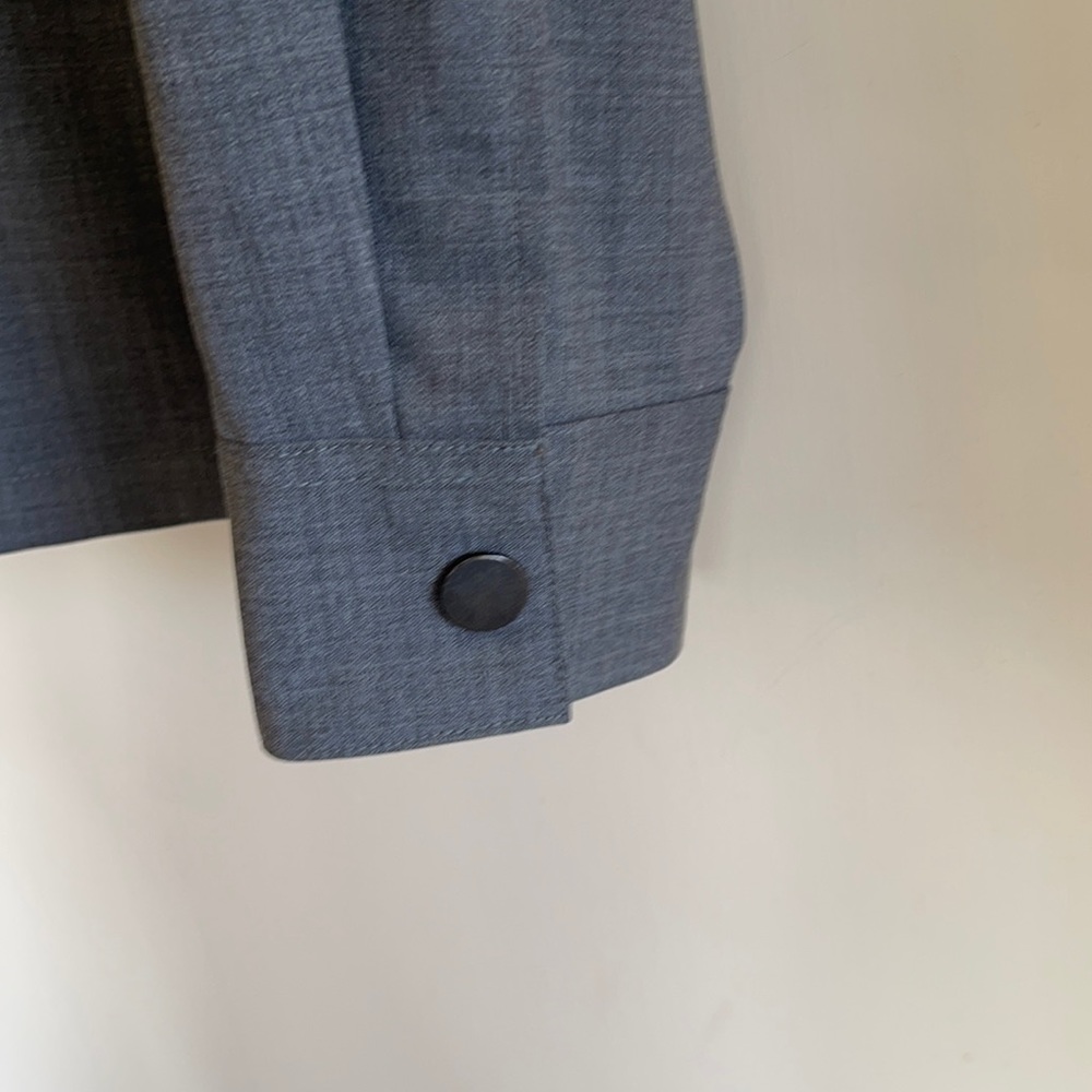 THEORY Super dry wool over shirt - Picture 3 of 10